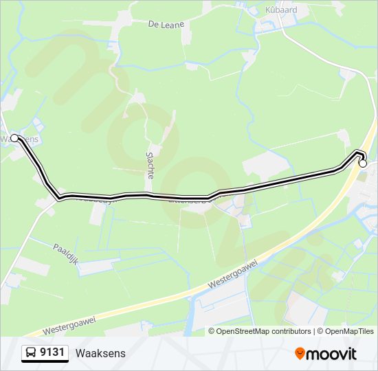 9131 Bus Line Map