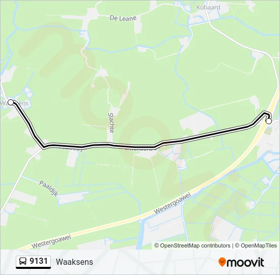 9131 Bus Line Map