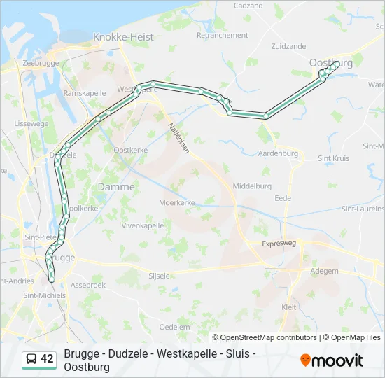 42 Bus Line Map