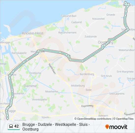 42 Bus Line Map