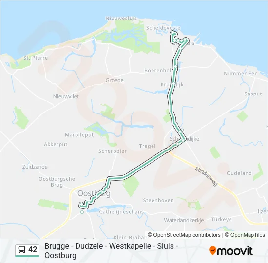 42 Bus Line Map