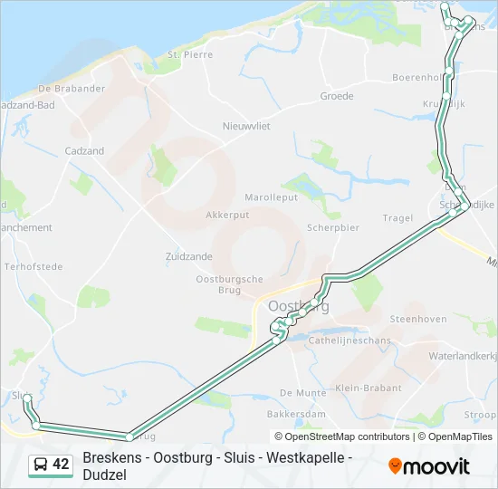 42 Bus Line Map