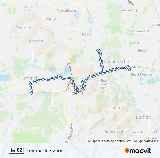 82 Bus Line Map