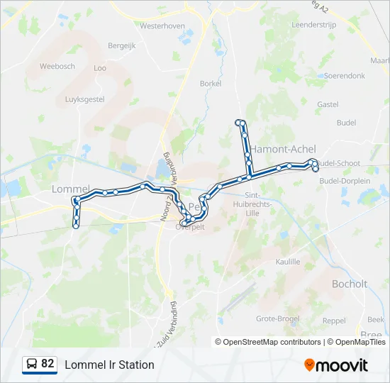 82 Bus Line Map