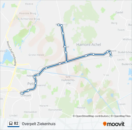 82 Bus Line Map