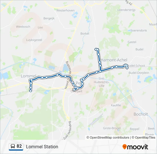 82 Bus Line Map