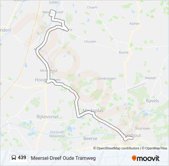 439 Bus Line Map