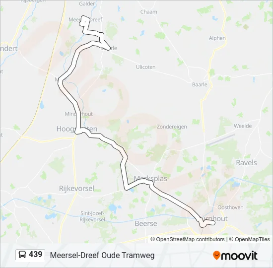 439 Bus Line Map