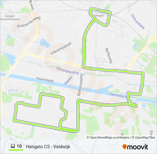 10 Bus Line Map