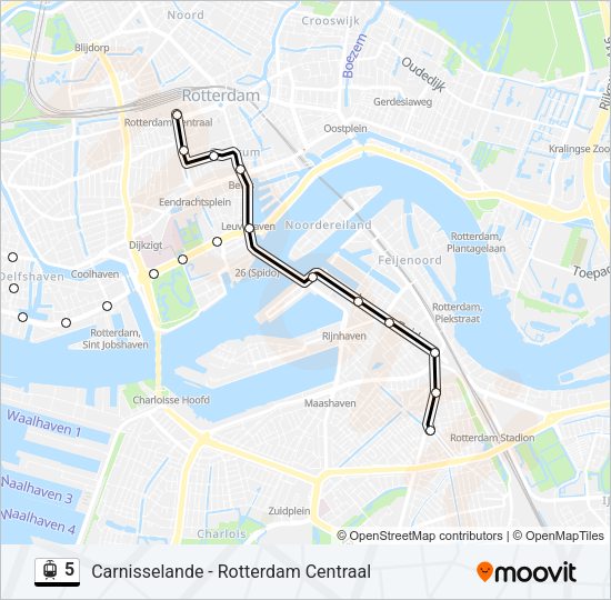 5 Light Rail Line Map