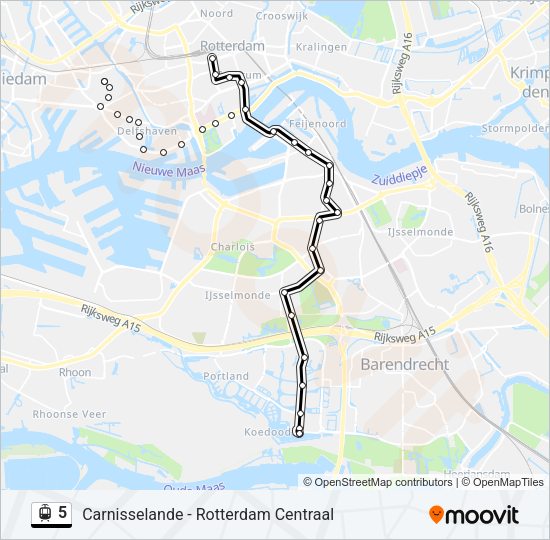 5 Light Rail Line Map