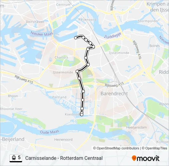 5 Light Rail Line Map