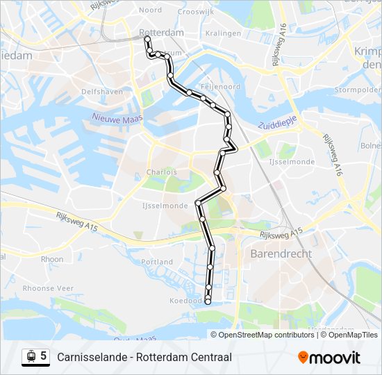 5 Light Rail Line Map