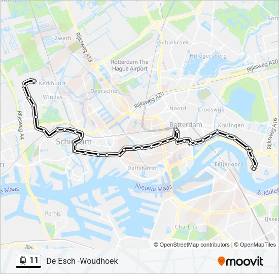 11 Light Rail Line Map