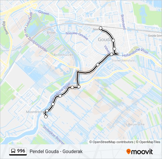 996 Bus Line Map