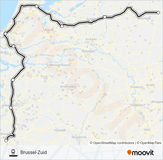 EUROPEAN SLEEPER  Line Map