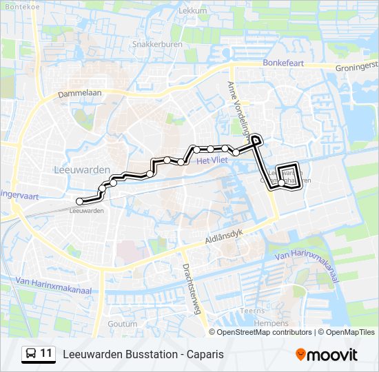 11 Route: Schedules, Stops & Maps - Busstation (Updated)