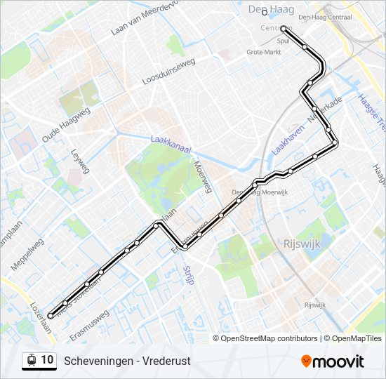 10 Light Rail Line Map