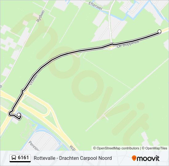 6161 Bus Line Map