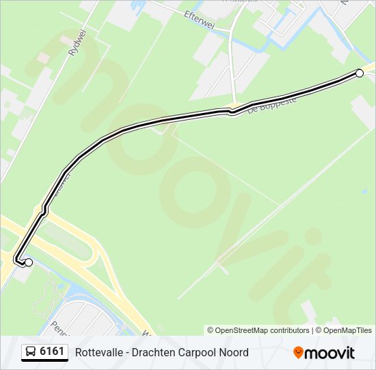 6161 Bus Line Map