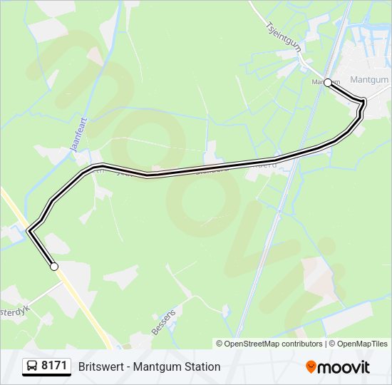 8171 Bus Line Map