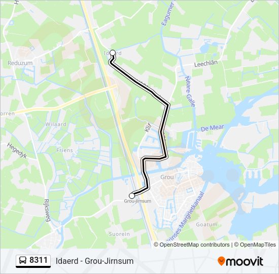 8311 Bus Line Map