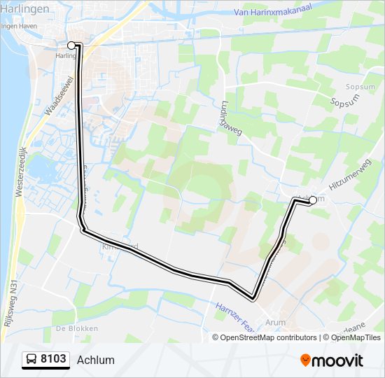 8103 Bus Line Map