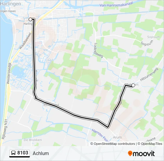 8103 Bus Line Map