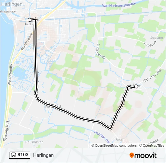 8103 Bus Line Map