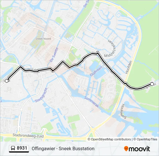8931 Bus Line Map