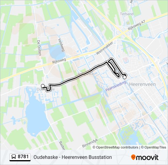 8781 Bus Line Map