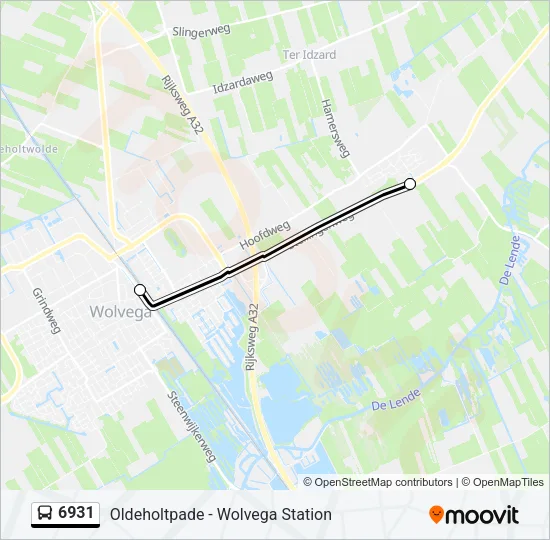 6931 Bus Line Map