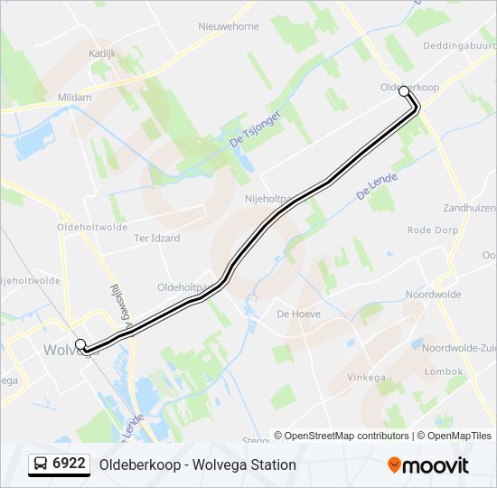 6922 Bus Line Map