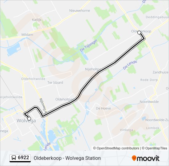 6922 Bus Line Map