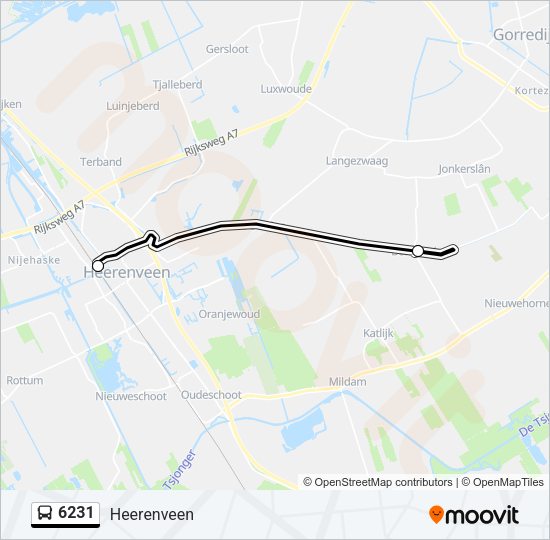 6231 Bus Line Map