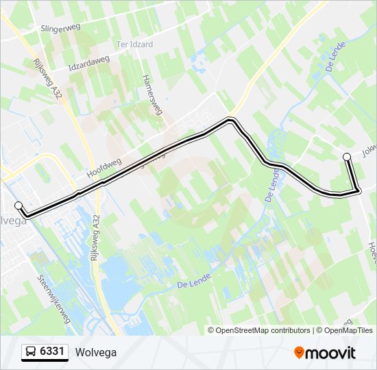 6331 Bus Line Map