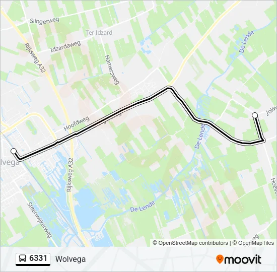 6331 Bus Line Map