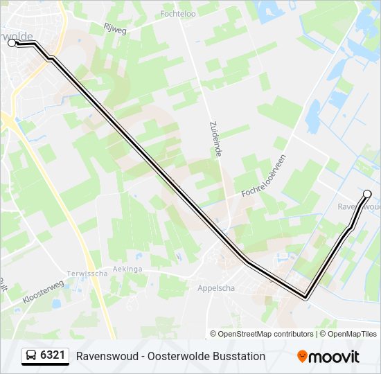 6321 Bus Line Map