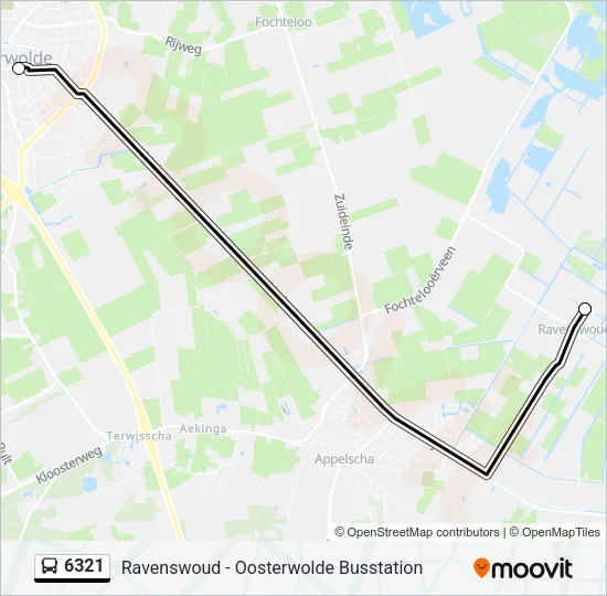 6321 Bus Line Map