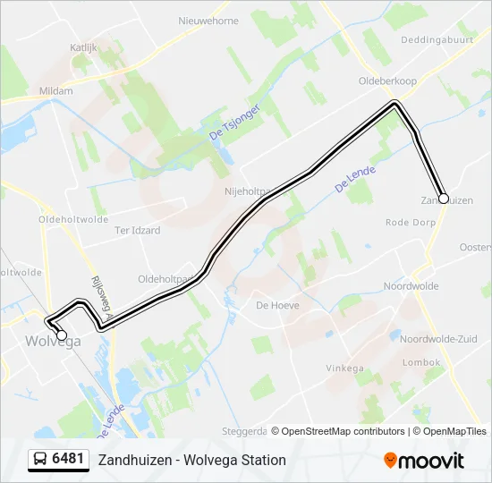 6481 Bus Line Map