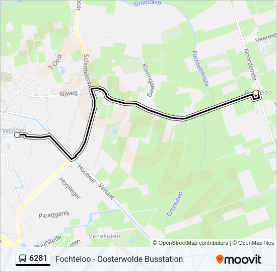 6281 Bus Line Map