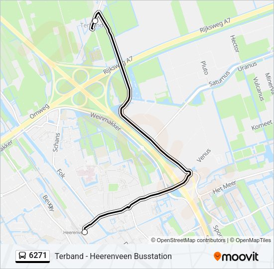 6271 Bus Line Map