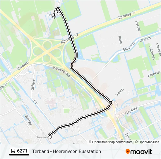 6271 Bus Line Map