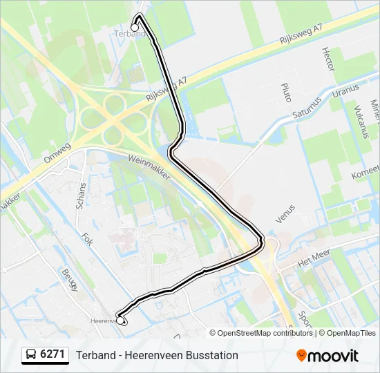 6271 Bus Line Map