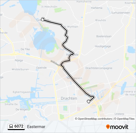 6072 Bus Line Map