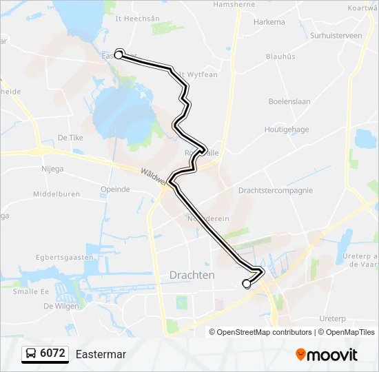 6072 Bus Line Map