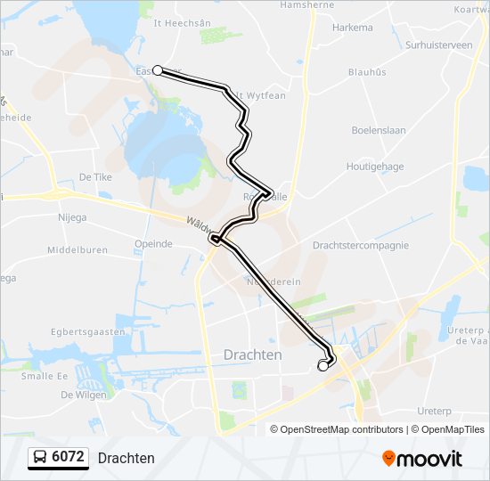 6072 Bus Line Map