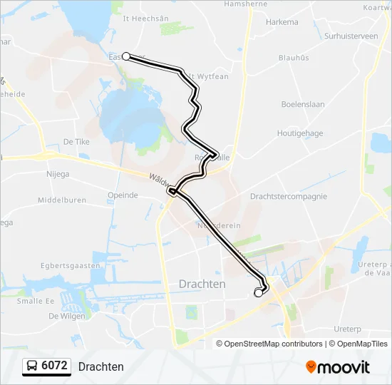 6072 Bus Line Map