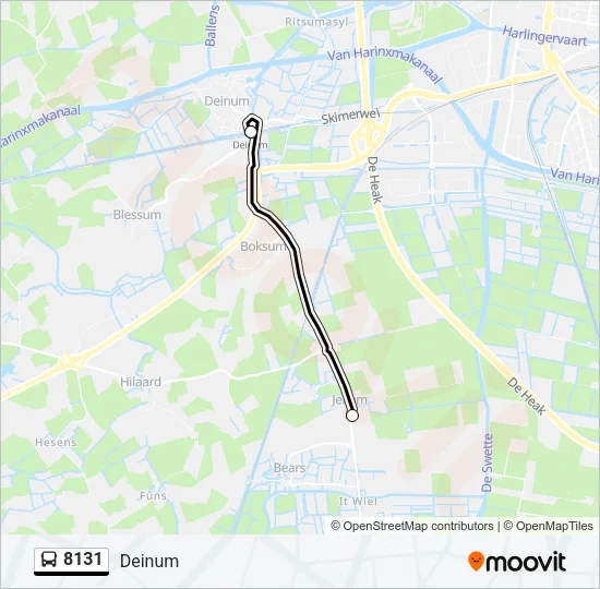 8131 Bus Line Map