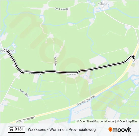 9131 Bus Line Map